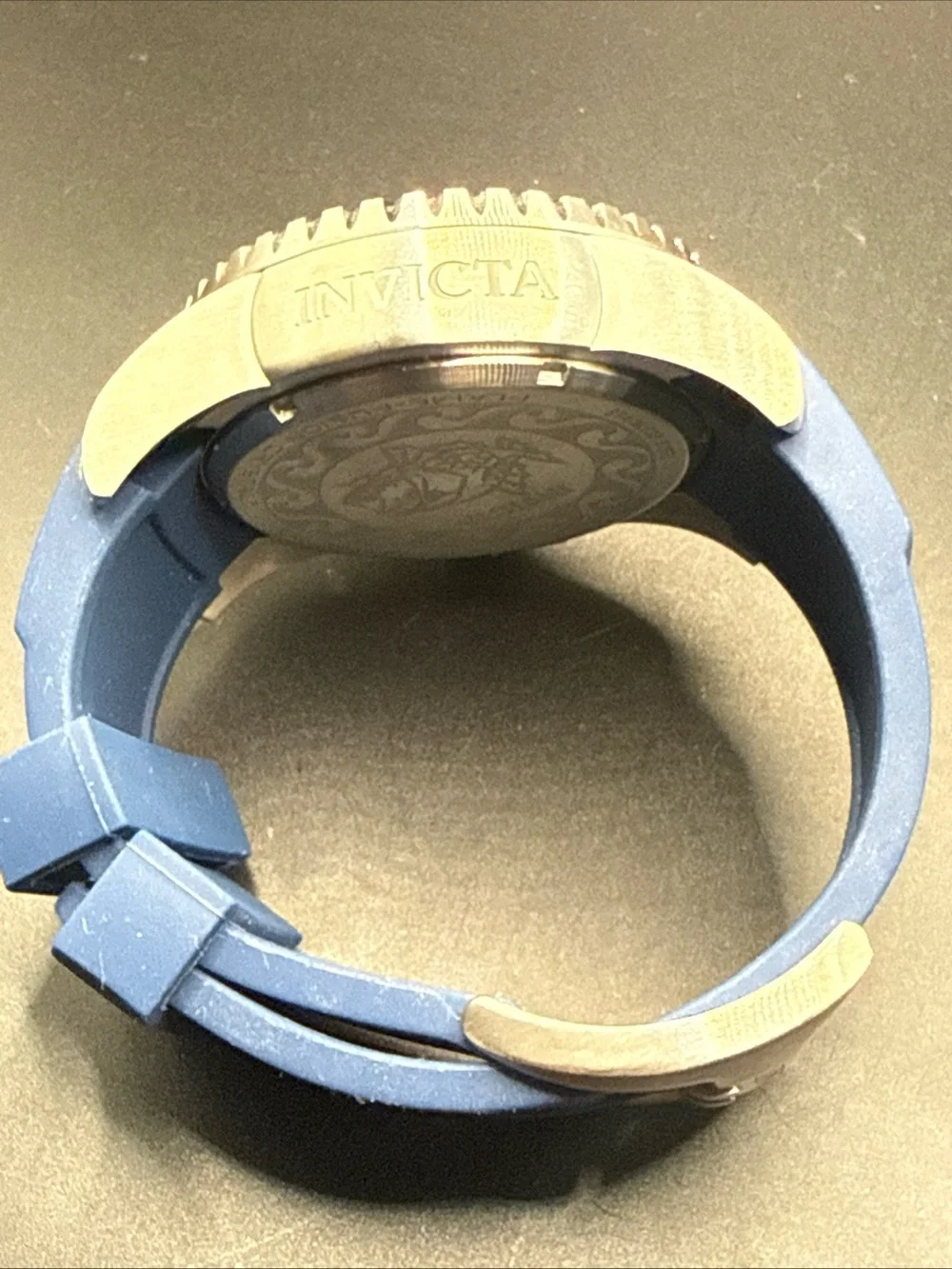 Invicta Blue and Silver Piranha Dial Dive Watch